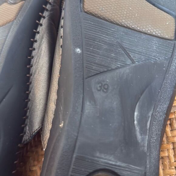 La Plume leather croc design slide clogs size 39 - Picture 8 of 10